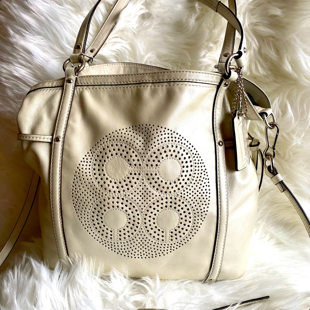 Coach off white bag